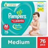 Pampers New Diapers Pants, Medium (76 Count)