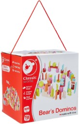 Classic World Bear's Love Letter Dominos, Multi Color Rs 899 at Amazon