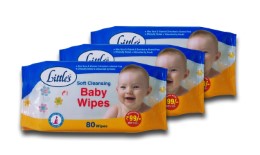 Little's Soft Cleansing Baby Wipes (Pack of 3, 80 Wipes) Rs. 90 at Amazon