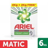 [Amazon Pantry] Ariel Matic Front Load Detergent Washing Powder - 4 kg with Free Detergent Powder - 2 kg