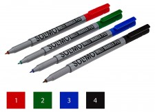 Amazon Brand - Solimo Multimarker Set (Black-4, Blue-3, Green-2 and Red-1)
