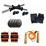 AURION BRAND NEW DUMBBELLS SET WITH 12 KG + ANKLE WEIGHT(1 KG X 2 ) GYM ACCESSORIES