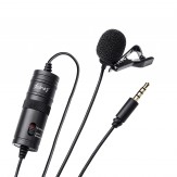 Juarez JRZ1000 Omnidirectional Smartphone Camera Lavalier Condenser Microphone Lav Mic with 20Ft Audio Cable