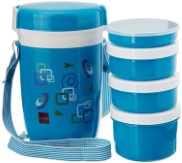 Cello Super Executive Insulated 4 Container Lunch Carrier, Blue Rs.395 at amazon
