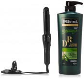 Tresemme Botanique Detox and Restore Shampoo, 580 ml with Free 2-in-1 Hair Curler and Straightener
