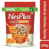 Nestle NesPlus Breakfast Cereal, Multigrain Granola - Nutty Honey, 235g
