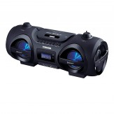 Toshiba TY-CWU500 Wireless/Portable Bluetooth Top Loading CD Player Boombox USB SD & AUX Inputs