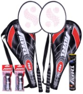 Silver's Pro-170 2 Racquets plus 1 Box S/C Marvel plus 2 PVC Grips Badminton Racquet Rs 660 at Amazon