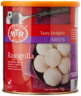MTR Rasogolla, 1Kg Tin Rs. 178 at Amazon 