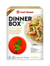 Chef's Basket Dinner Box Pasta Alfredo and Tomato Basil Soup Combo, 544g at Amazon