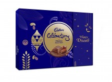 Cadbury Celebrations Premium Assorted Chocolate Gift Pack, 286.3g with Extra Happy Diwali Sleeve