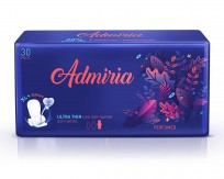 Admiria Ultra Thin Extra Dry Sanitary Pad/Napkins -XL+ (Pack of 30)