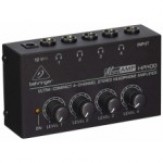 Behringer HA400 4-Channel Headphone Amplifier, Black