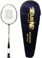 Burn BN70 Badminton Racquet, Standard (Matt Black) Rs 885 mrp 2499 At Amazon