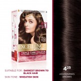 L'Oreal Paris Excellence Creme Hair Color, 4.25 Aishwarya's Brown, 72ml+100g