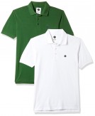 Amazon Brand - Symbol Men's Plain Regular Fit Polo (Pack of 2)
