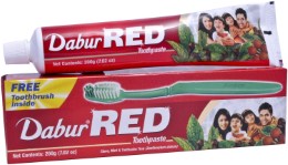 Dabur Red Tooth Paste Value pack 200g+100g (free ToothBrush) Rs 95 at Amazon