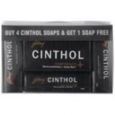Cinthol Confidence Soap, 100g (Buy 4 Get 1 Free)