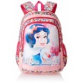 Disney Princess Snow White Pink School Bag for Children of Age Group 8 + years | Size 19 inch | Material Nylon
