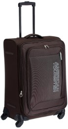 American Tourister Mocha Polyester 66cms Tobacco Softsided Suitcase Rs 3256 At Amazon
