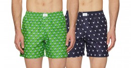 Diverse Men's Printed Boxers (Pack of 2) upto 70% off at Amazon