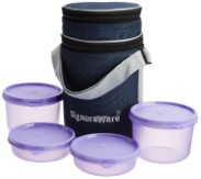 Signoraware Executive Lunch Box with Bag, 15cm, Deep Violet Rs. 439 at Amazon