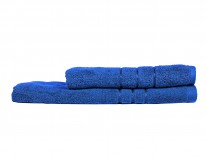 Towel Town Set of 2 Ecospun Bath Towels Blue