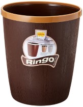 Ringo Plastic Dustbin, 7 Litres, Tan