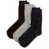 Woodland Men's Cotton Calf Socks (Pack of 3)