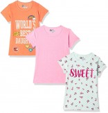 Qube by Fort Collins Girls T-Shirt Combo up to 70% Off