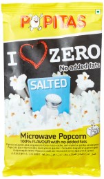 Popitas Zero Salted Microwave Popcorn, 70g  Rs 49 at Amazon