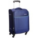 American Tourister Polyester 58 cms Navy Softsided Carry-On (AMT Jamaica SP 58CM Navy Softsided)