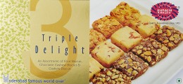 Karachi Bakery Triple Delight Fruit Biscuit with Chocolate and Cashew, 600g