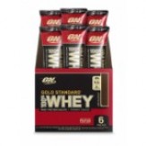 Optimum Nutrition (ON) Gold Standard 100% Whey Protein Powder Drink Travel Pack – Pack of 6 Servings (Double Rich Chocolate)