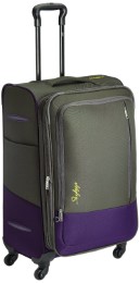 Skybags Romeo Polyester 68 cms Grey Softsided Suitcase