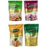 Happilo Premium Combo, 850g (California Almonds, 200g, Raisins, 250g, Prunes, 200g, inshell Walnuts, 200g)