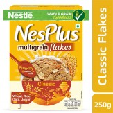 Nestlé NesPlus Breakfast Cereal, Multigrain Flakes – Classic, 250g Carton