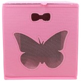 Miamour Butterfly Fabric Storage Organizer, Pink