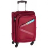 Safari Polyester 54.5 cms Red Softsided Carry-On (Greater)
