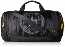Gear Polyester 44 cms Black and Yellow Travel Duffel (METDFPRO20112)