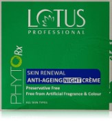 Lotus Professional Phyto Rx Skin Renewal Anti Ageing Night Cream, 50g at Amazon 