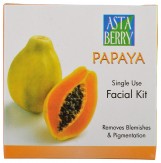 Astaberry Papaya Facial Kit, 33g (Orange, RRBEAUTY_015)