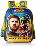 Avengers Infinity War Captain America Blue School Bag for Children of Age Group 8 + years | Size 18 inch