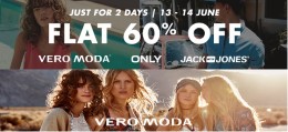 Vero Moda, Jack & Jones 60% off from Rs. 208 at Amazon
