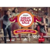 Amazon Great Indian Sale – Deals, Offers & Cashback 8th- 10th August 2016