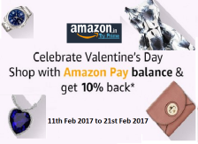 Shop with Amazon Pay Balance and Get Flat 10% Cashback  Feb 11 to Feb 17  