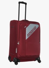 American Tourister 66Cm Cameroon Sp Medium Maroon Soft Luggage Strolley