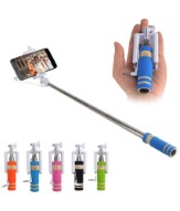 Axomart Multicolour Selfie Stick with Aux Cable Rs. 80 at Snapdeal