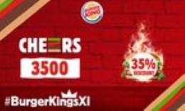 BurgerKing 35% discount + 10% PayTM Cashback for Rs. 58.0 at BurgerKing