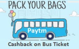 Bus Ticket Booking 40% Cashback on Rs. 200 
